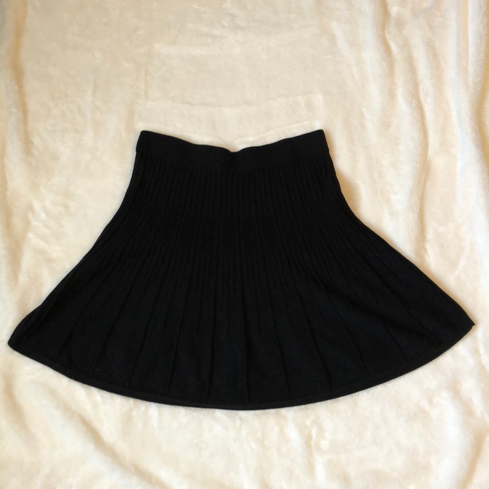 CAbi Black Knit Skirt